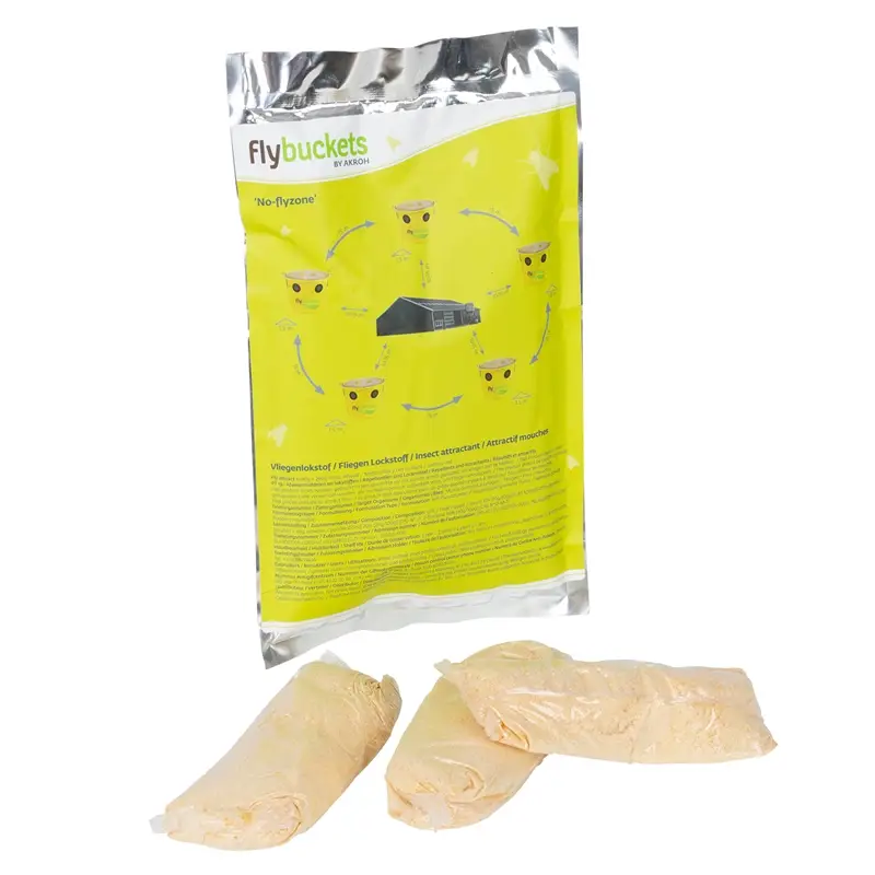 Flybuckets Lockmittel, 240g, Nachfüll Lockstoff für Fliegen Falle Geprüft