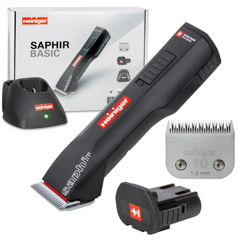 Neu Im Sortiment Heiniger "Saphir Basic" Kleintierschermaschine - Trimmer für Detailschur