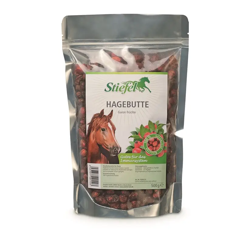 Stiefel Hagebutten -Pferdeleckerlies mit hohen Vitamin C Gehalt, 500g Angebot