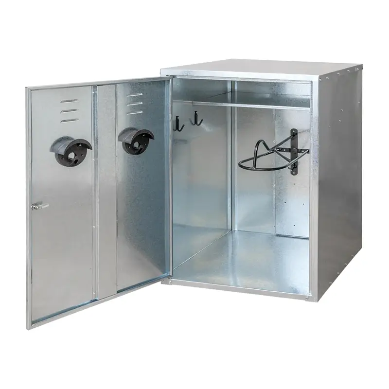 VOSS.farming Sattelschrank für 1 Westernsattel 75x75x106cm - extra breiter Westernsattelschrank Sonderangebot