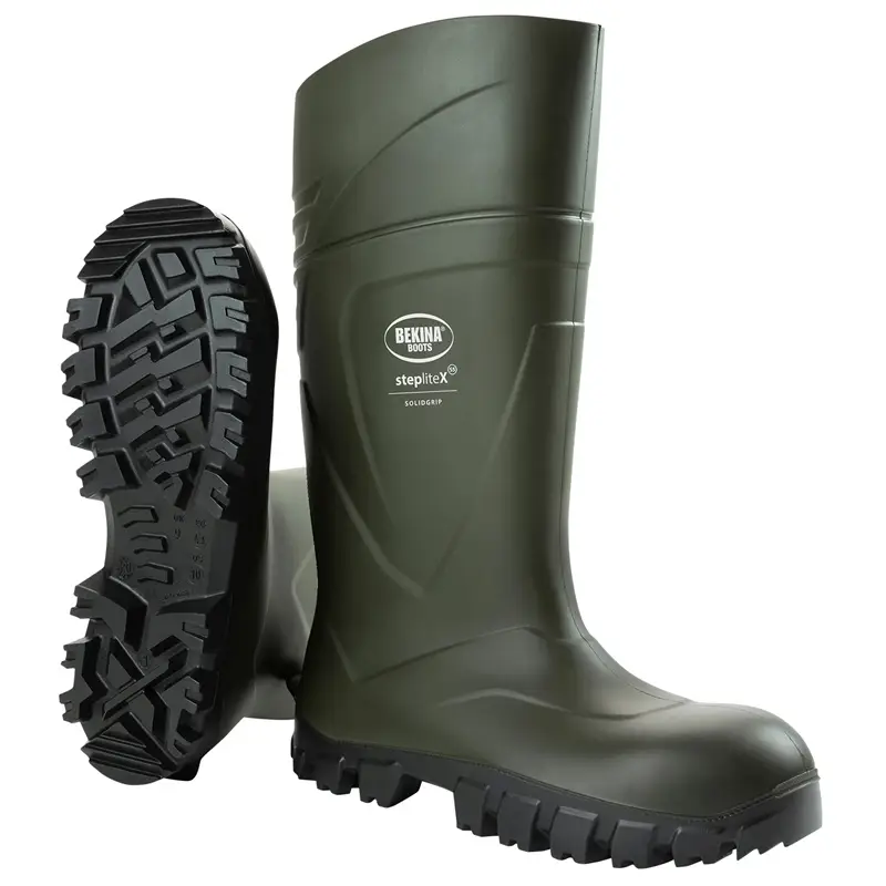 Bekina Arbeitsstiefel StepliteX, S5 Gummistiefel, Sicherheits-Stiefel, olivgrün, Gr. 46 Preis Gesenkt
