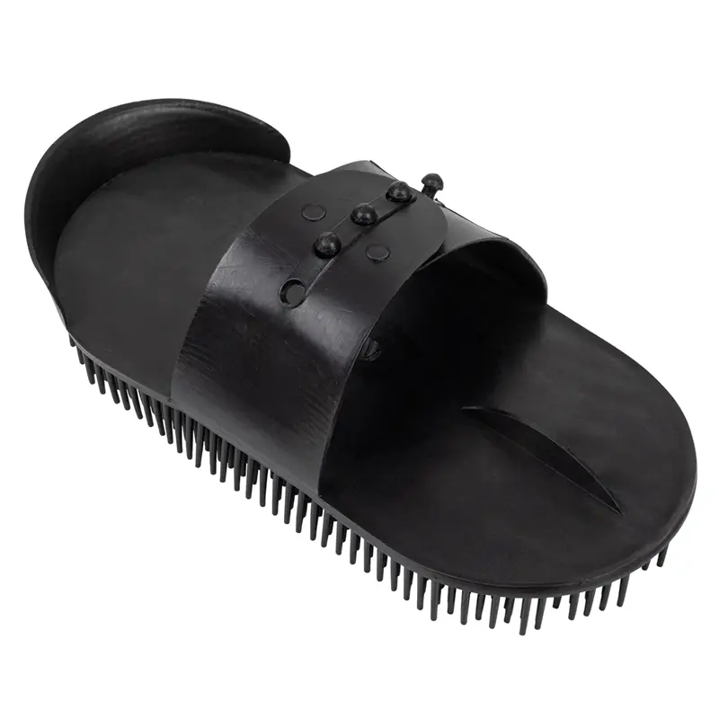Saisonangebot Nadelstriegel, Pferde-Striegel - Nadelstriegel für Pferde aus Kunststoff, schwarz