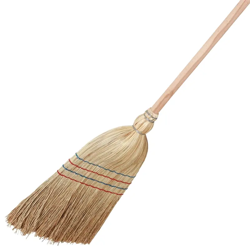 Beliebt Reisstrohbesen 4-Naht mit Stiel, 135cm