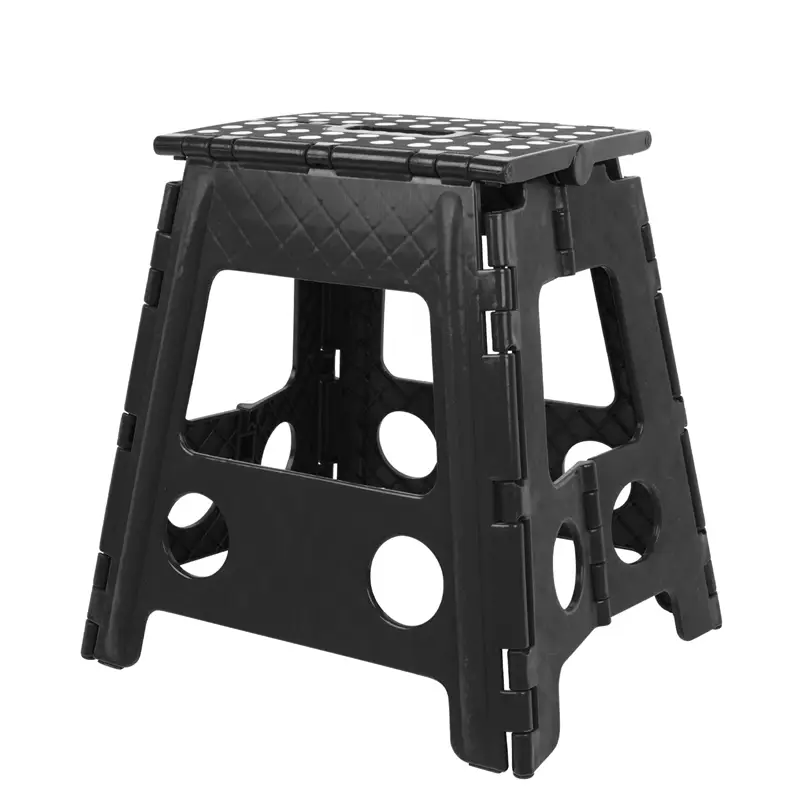 Klappbarer Tritthocker, Aufstiegshilfe Pferd, Hocker klappbar, schwarz Ausverkauf