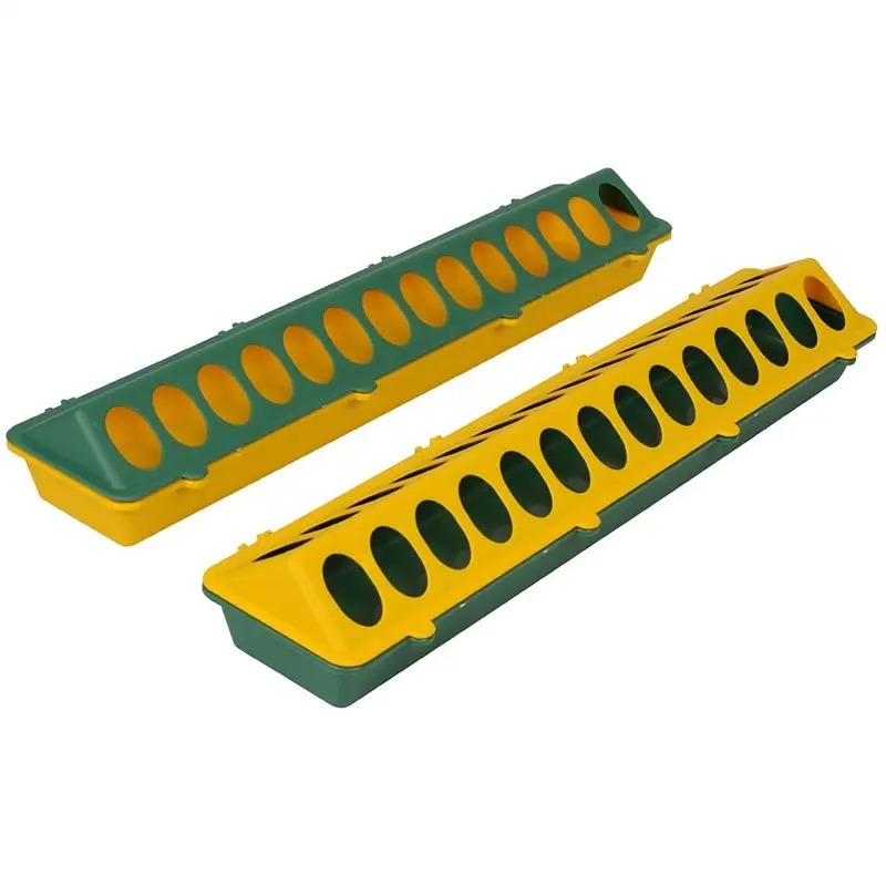 Sichere Zahlung Futtertrog für Küken, Kükenfuttertrog, linear, 50cm