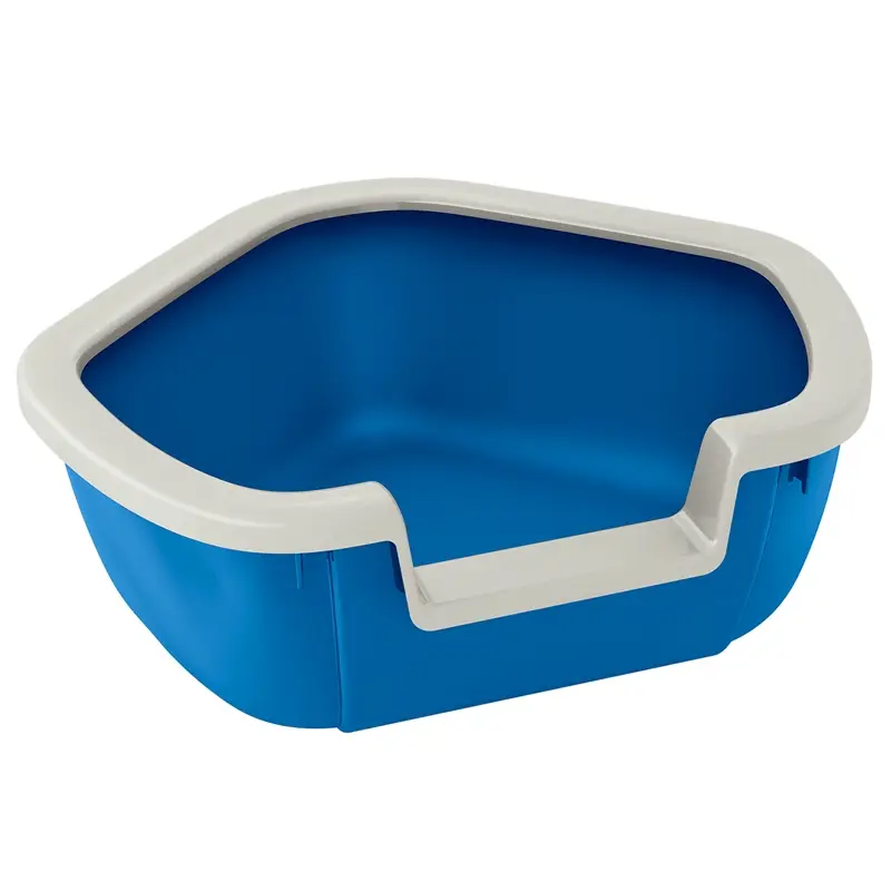 Katzentoilette "DAMA", 57,5x51,5x22cm, blau Preiswert