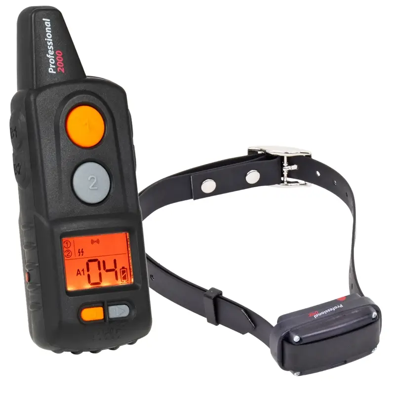 B-Ware: Dogtrace "D-Control professional 2000 ONE" Ferntrainer 2000m, Impuls +Vibration +Ton + Licht Echt