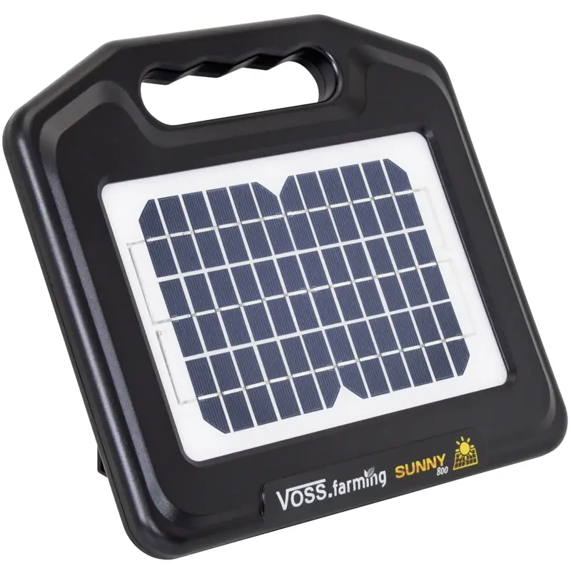 B-Ware: VOSS.farming Weidezaungerät "Sunny 800" Solar, inkl. Akku, extra stark Geprüft