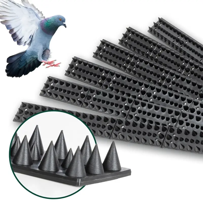Markenprodukt VOSS.garden Vogelabwehr 300cm, Taubenabwehr, Marderabwehr - Spitzen Kunststoff