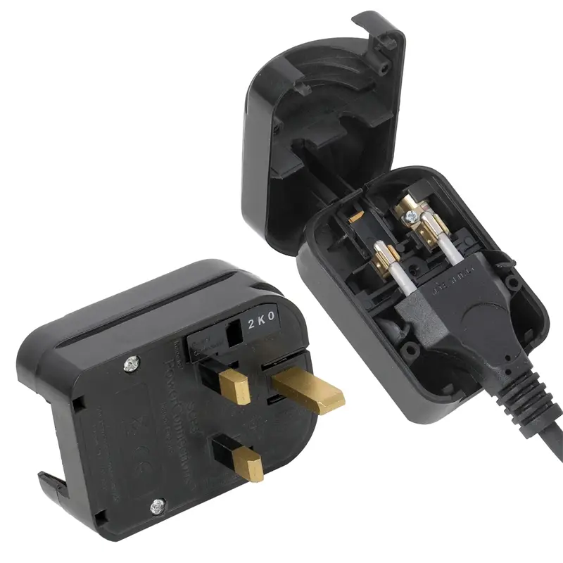 Meistverkauft 3-pol. Schukostecker - Adapter für UK