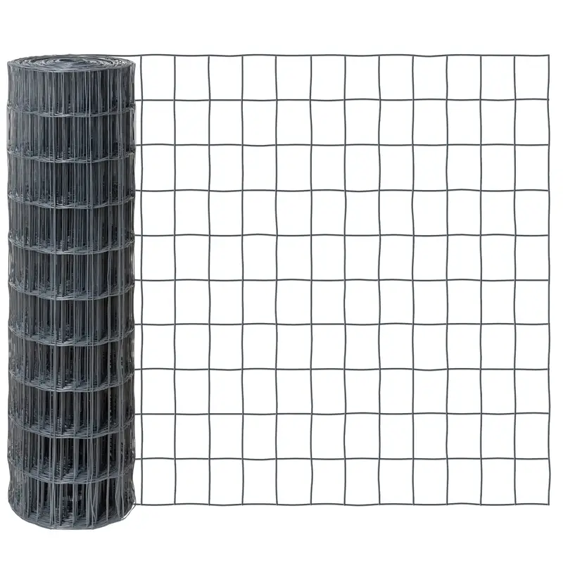 25m Gitterzaun 100cm - Premium Maschendrahtzaun 100x75mm, Gartenzaun, anthrazit Sofort Bestellen