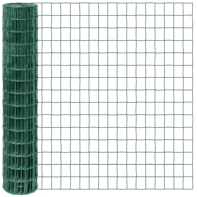 25m VOSS.garden Gitterzaun 150cm - Premium Maschendrahtzaun 100x75mm, Gartenzaun, grün Nur Für Kurze Zeit