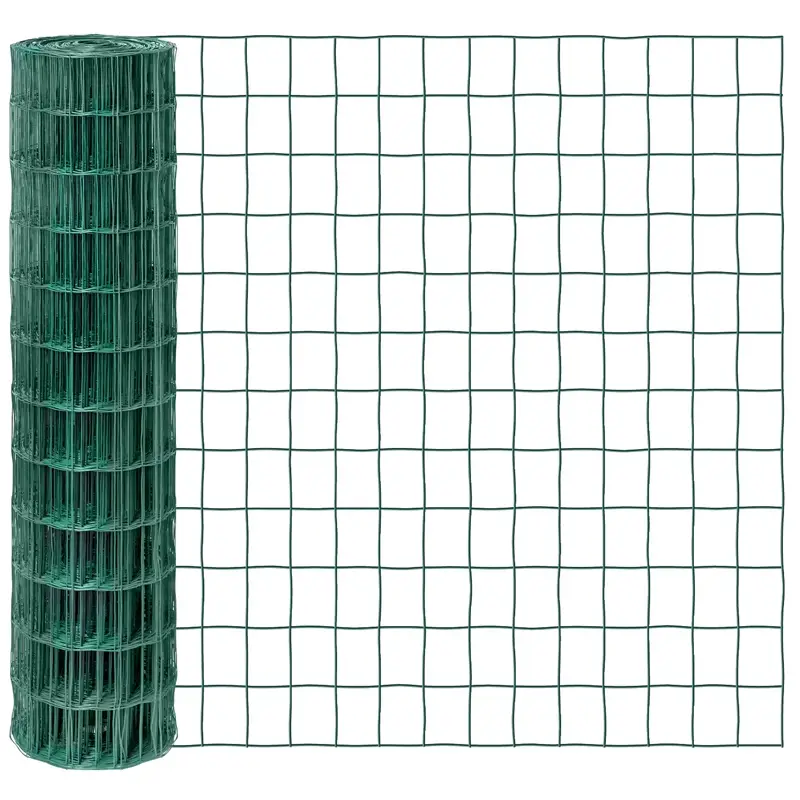 25m VOSS.garden Gitterzaun 120cm - Premium Maschendrahtzaun 100x75mm, Gartenzaun, grün Nur Heute