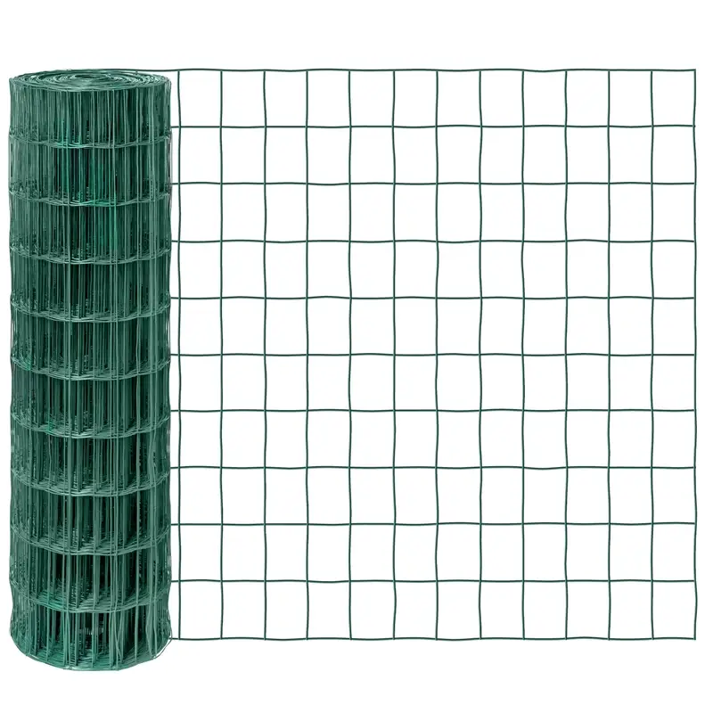 Expressversand 25m VOSS.garden Gitterzaun 100cm - Premium Maschendrahtzaun 100x75mm, Gartenzaun, grün