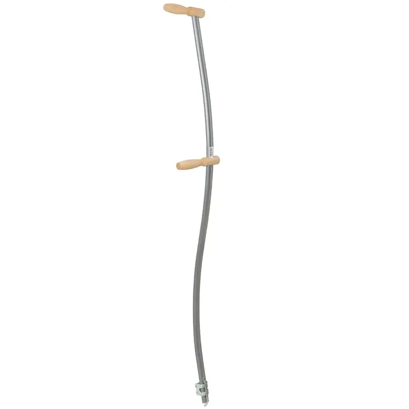 Knallerangebot Stahlrohr Sensenbaum aus Metall, Sense, 150cm