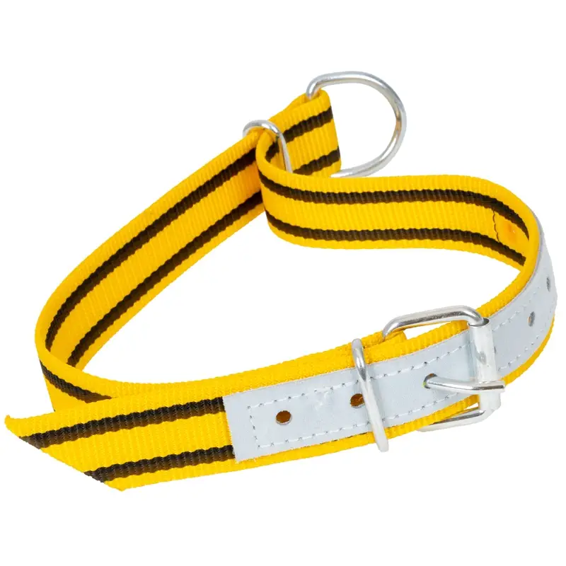 Aktuell Kälberhalsband verstellbar 90cm x 35mm aus Nylon, gelb
