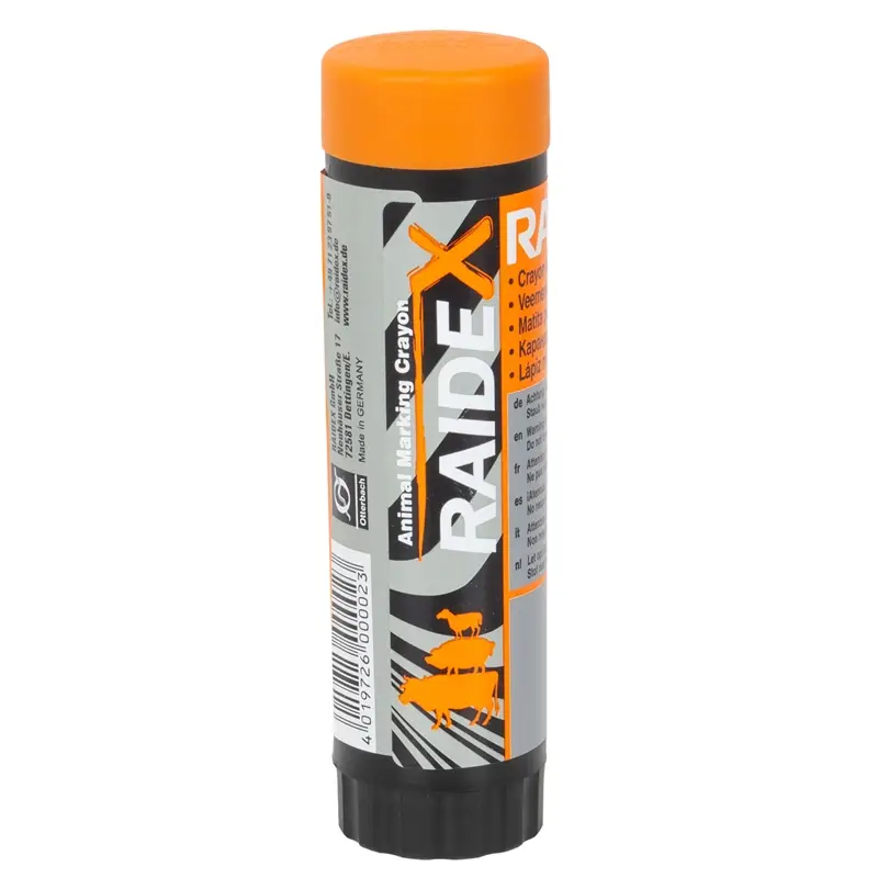 RAIDEX Viehzeichenstift, Markierungsstift, orange Zertifiziert