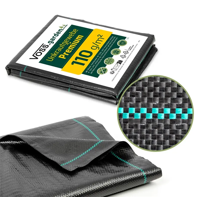 Nur Für Kurze Zeit VOSS.garden Unkrautgewebe 11m² - 110g/m² - 10m x 1,1m, Bodengewebe, Unkrautfolie