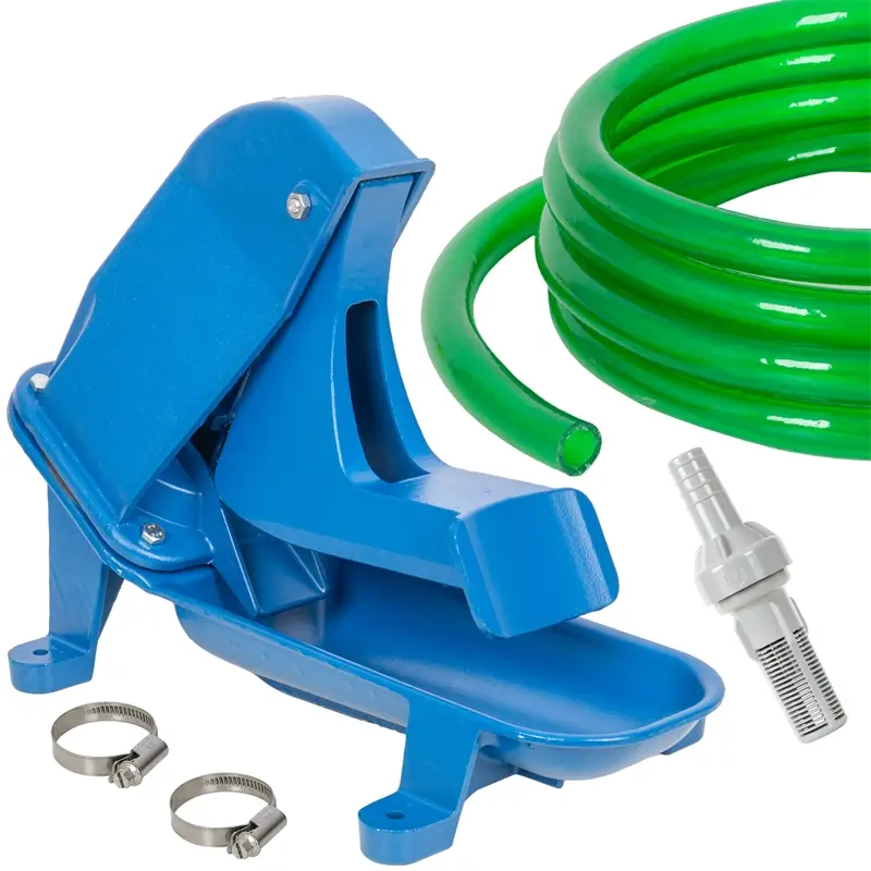 Lister Weidepumpe L 4 Komplettset, für Pferde und Rinder, blau Finale Aktion
