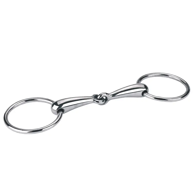Markenware Covalliero Wassertrense - einfach gebrochen, rostfreier Stahl, 10,5cm