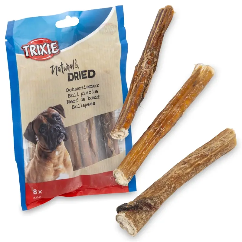 Neue Kollektion Trixie Ochsenziemer, getrocknet, 12cm, 8 Stück, 100g