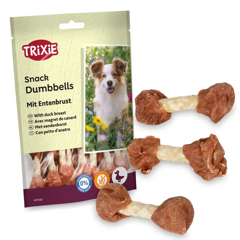 Neu Trixie PREMIO Duck Bites, Hundeleckerli mit Entenbrust, 80g