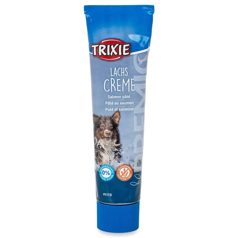 Sonderaktion Trixie PREMIO Lachscreme, Hundeleckerli, 110g