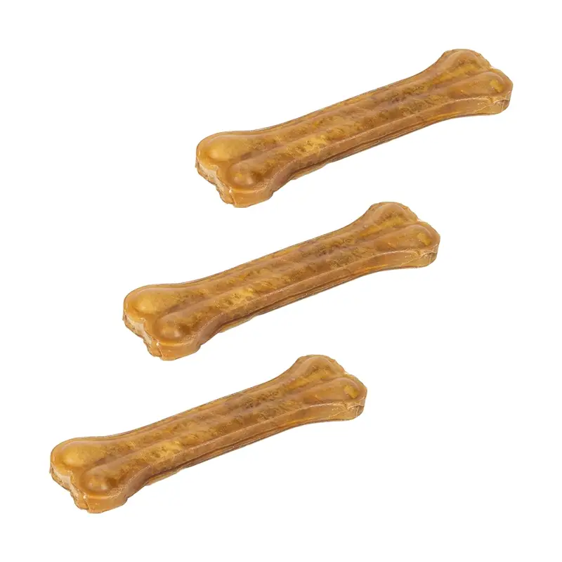 Markenprodukt Trixie Kauknochen, gepresst, 10cm, 3 × 33g
