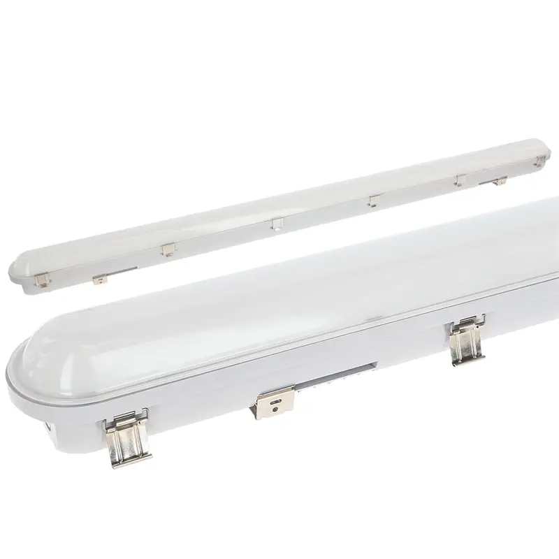 Billig LED-Feuchtraumleuchte FarmLINE 50 Watt, 150cm, IP65 - Leuchte für Hof, Hallen und Ställe