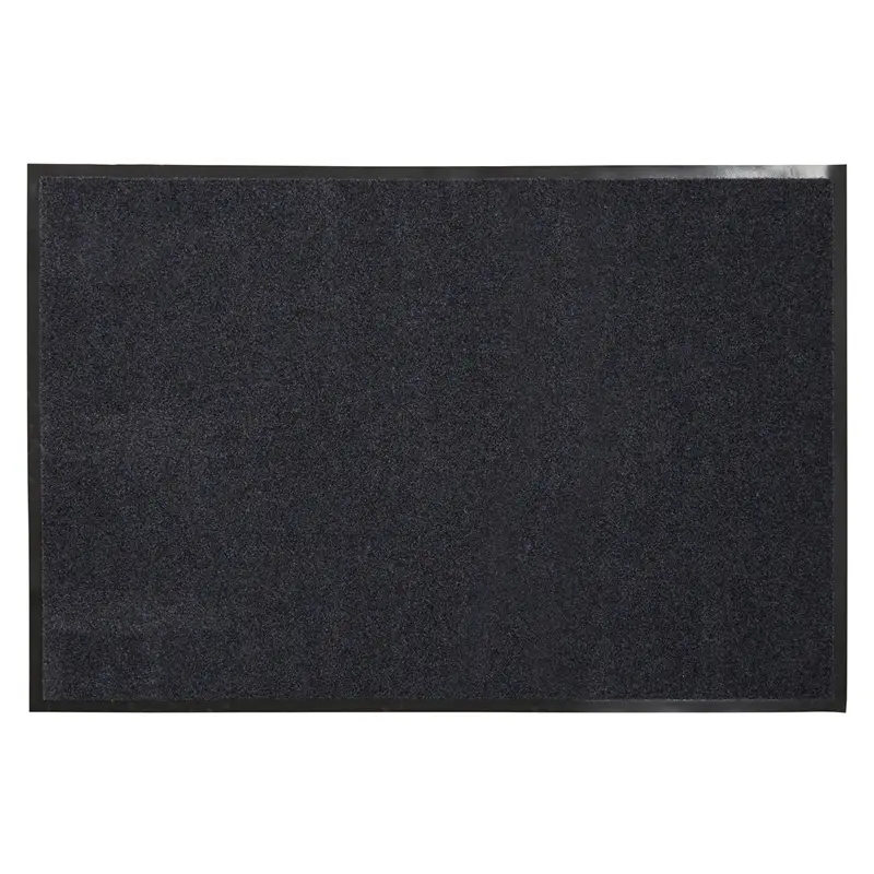 Fußmatte 80x120cm, Schmutzfangmatte, rutschfest, dunkelgrau Sichere Zahlung