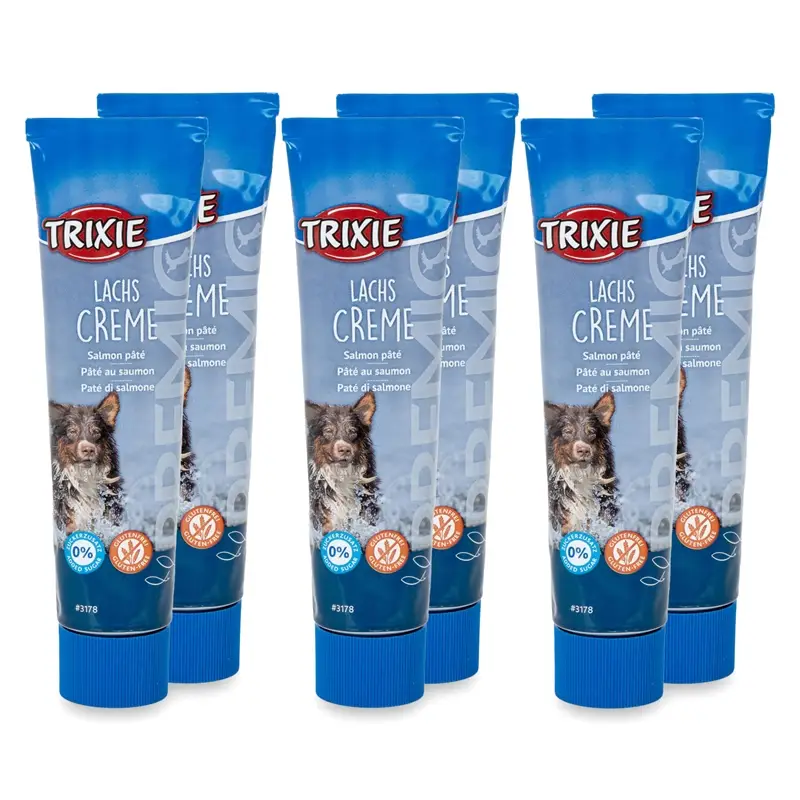 6x Trixie PREMIO Lachscreme, Hundeleckerli, 110g Jetzt Bestellen