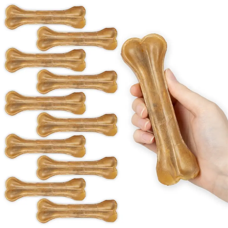 Letzte Chance 10x Trixie Kauknochen, gepresst, 17cm, 90g