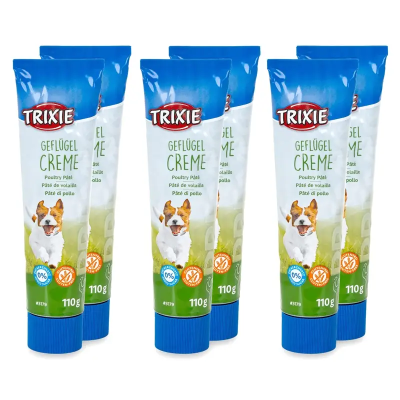 6x Trixie PREMIO Geflügelcreme, Hundeleckerli, 110g Saisonangebot