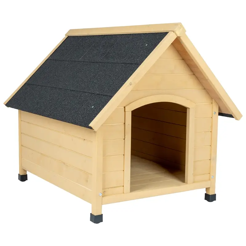 Neue Ware Hundehütte Liam, Hundehaus aus Fichtenholz, lasiert,naturbraun, XXL