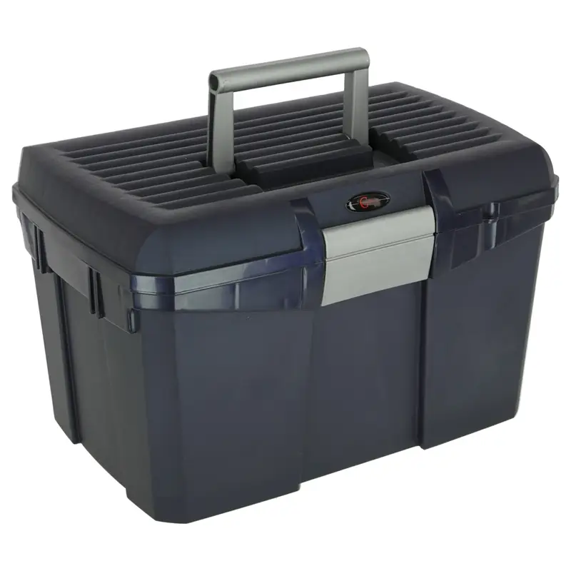 Solange Der Vorrat Reicht Covalliero Putzbox "Siena" - inkl. Aufstiegshilfe, mit Tragegriff, midnightblue