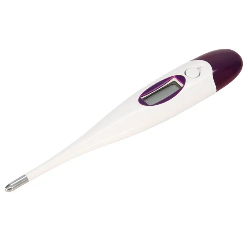 Digitalthermometer - schnellmessend und präzise mit starrer Sonde, lila Echt