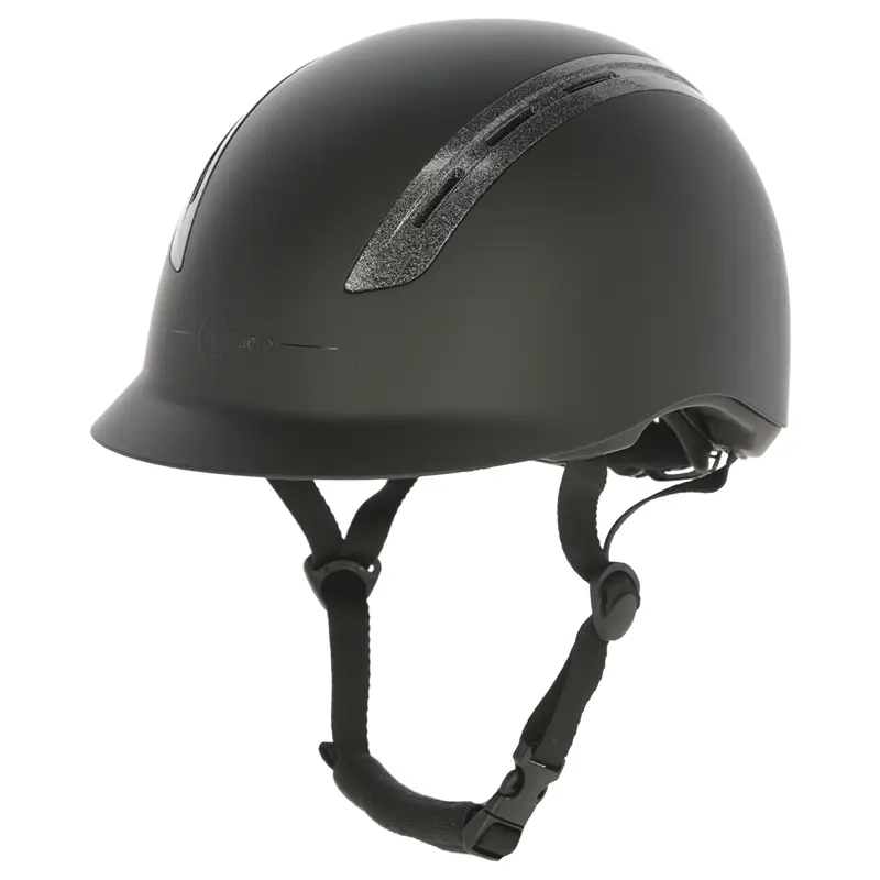 Sonderaktion Covalliero Reithelm "ProViso", schwarz mit Glitzer, Gr. 57-61cm