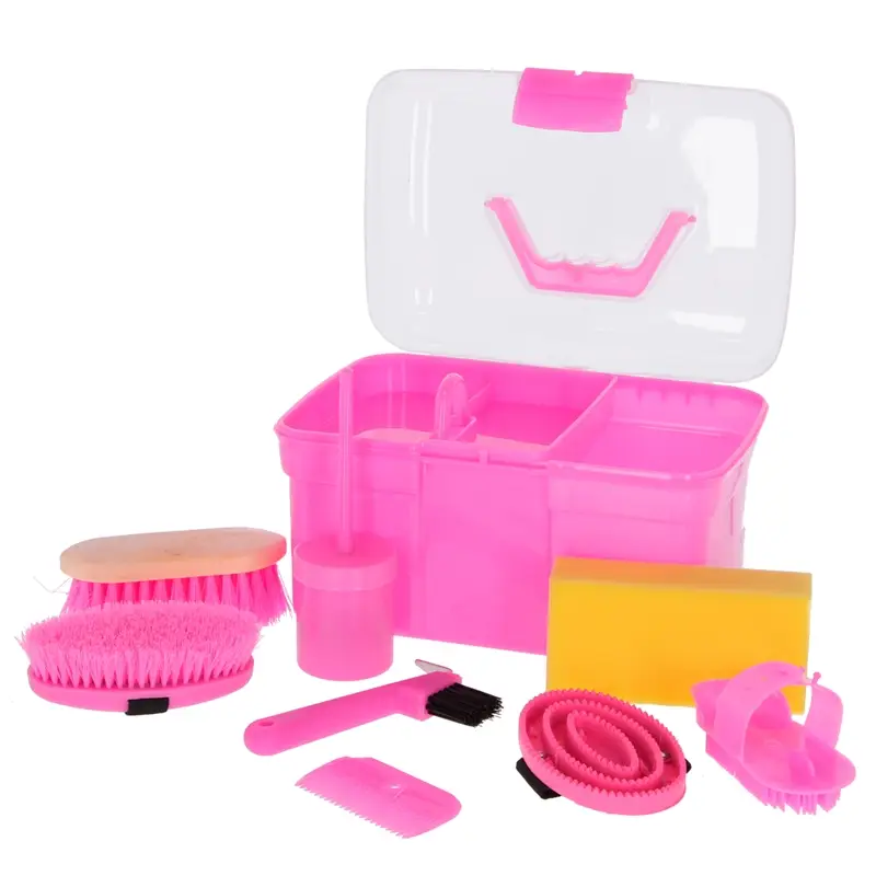 Nur Für Kurze Zeit Covalliero Putzbox 8-teilig gefüllt - Putzkasten für Kinder, rosa