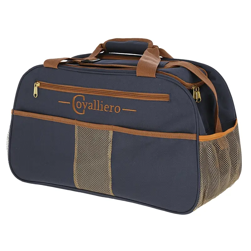Preiswert Covalliero Putztasche "Milano", mit Trageriemen und Außenfächern, navy/camel
