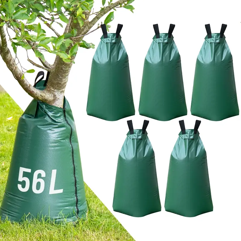 5x Baum Bewässerungssack 56 Liter, mobile Baumbewässerung Beliebt