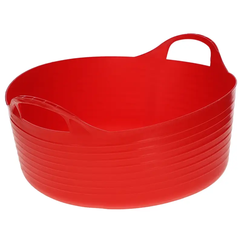 Flexibler Trog FlexBag - Flexi-Eimer, Flexitrog, Flexi-Futtereimer, flach, 15 Liter, rot Preisreduziert