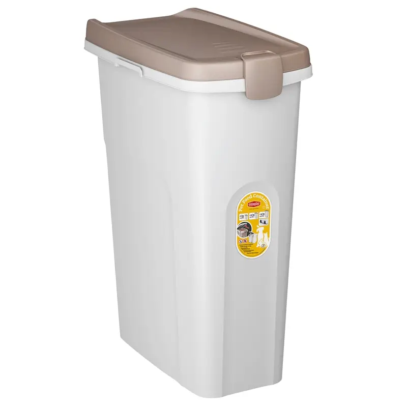 Futtercontainer aus Kunststoff, Futtertonne, braun/weiß, 40 Liter Jetzt Kaufen