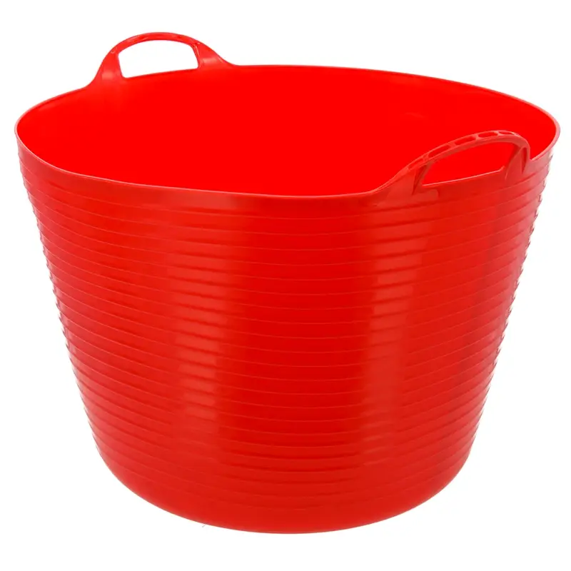 Flexibler Trog FlexBag - Flexi-Eimer, Flexitrog, Flexi-Futtereimer, 60 Liter, rot Neuheit
