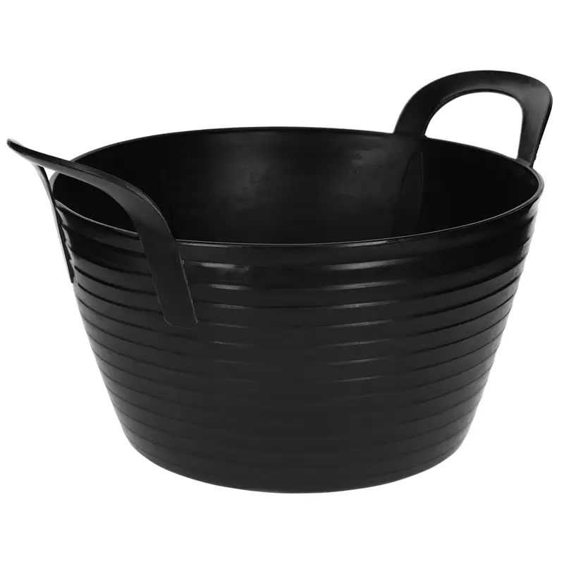 Flexibler Trog FlexBag - Flexi-Eimer, Flexitrog, Flexi-Futtereimer, 12 Liter, schwarz Expressversand