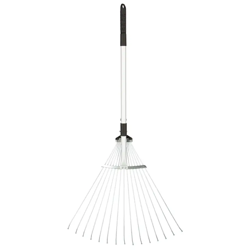 Versand Am Gleichen Tag Mistkratzer mit Teleskopstiel - verstellbare Zinkenweite, max. Länge 140cm
