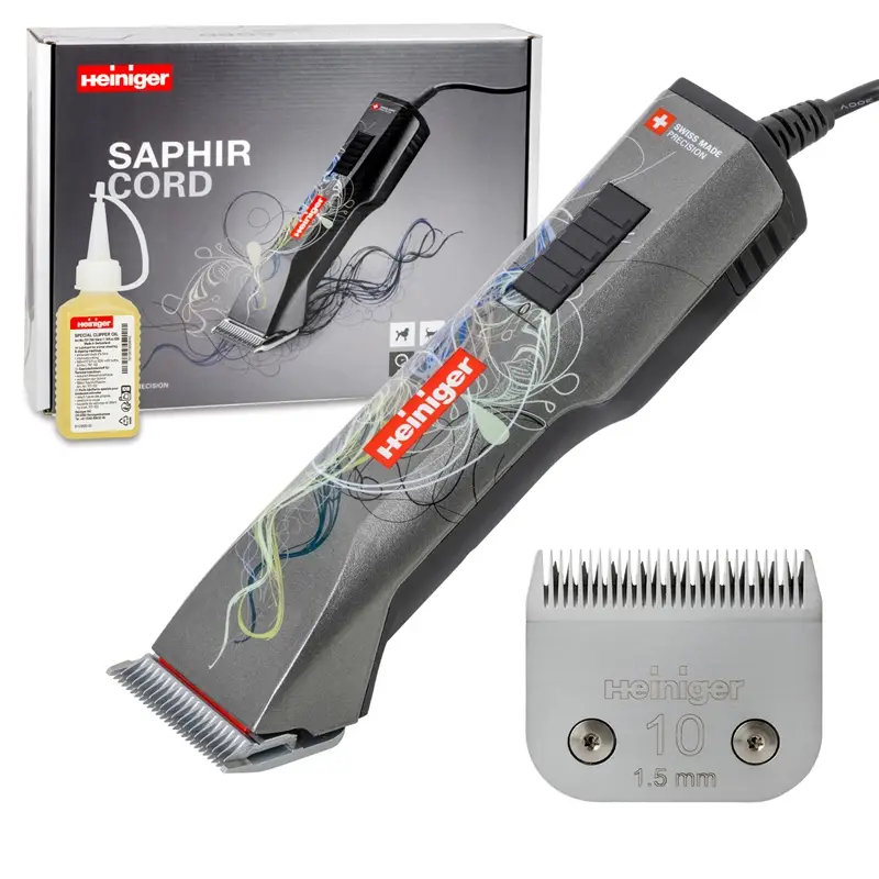 Heiniger "SaphirCord" Kleintierschermaschine, Kabelschermaschine, 3m Kabel Sichere Zahlung
