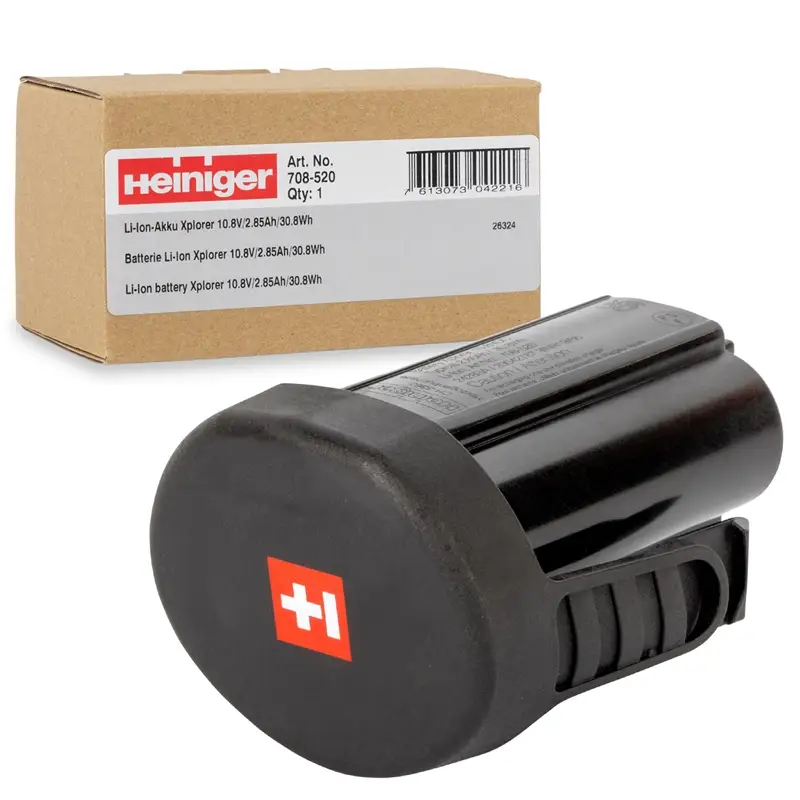 Heiniger Li-Ion Akku Xplorer 10,8V, Ersatzakku mit Ladestandsanzeige Rabatt
