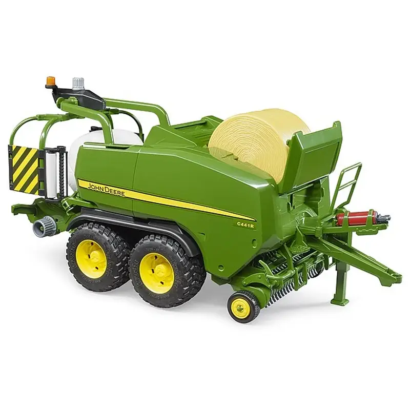 Must-Have BRUDER John Deere Rundballen- Presswickelkombination C441R, ab 4 Jahren, 1:16, inkl. 2 Rundballen