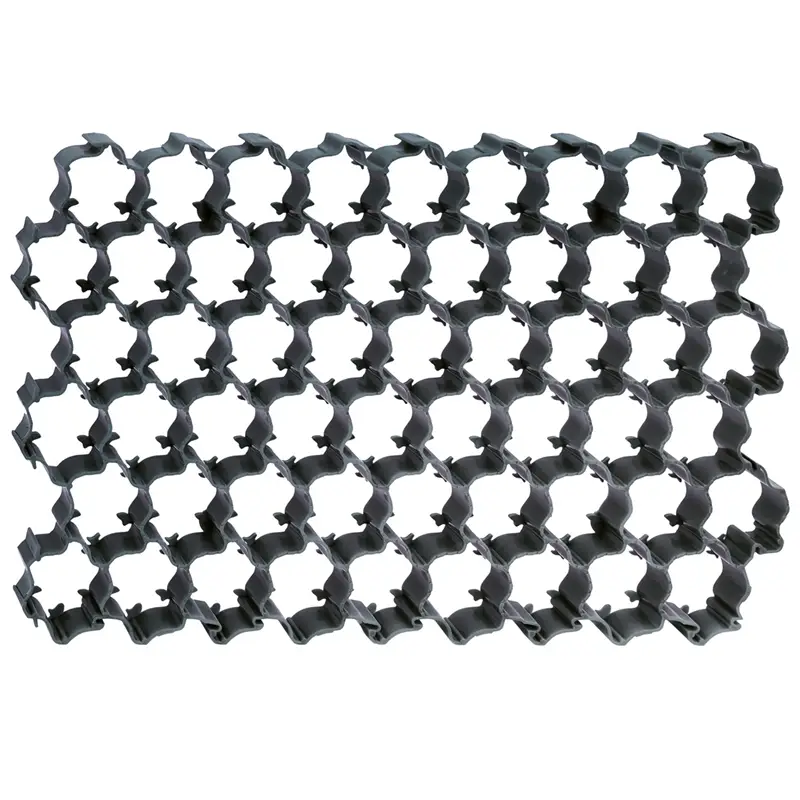 Direktkauf 5x Rasengitterplatten Plant für ca. 1,1m², mit Stecksystem, schwarz, 60x40x3,3cm
