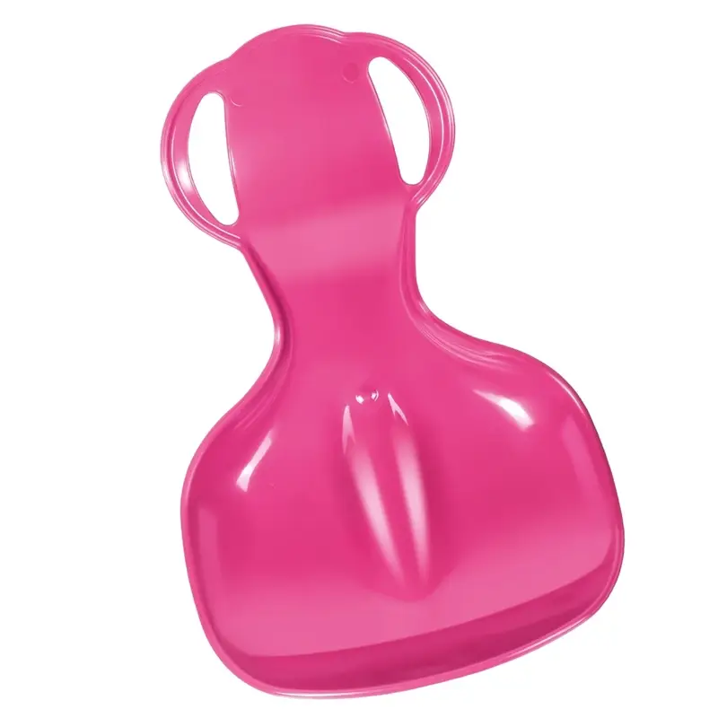 Kinder Rutschbob Sport Bear, Schneerutscher aus Kunststoff, 59x39,3x17,2cm, pink Knallerangebot